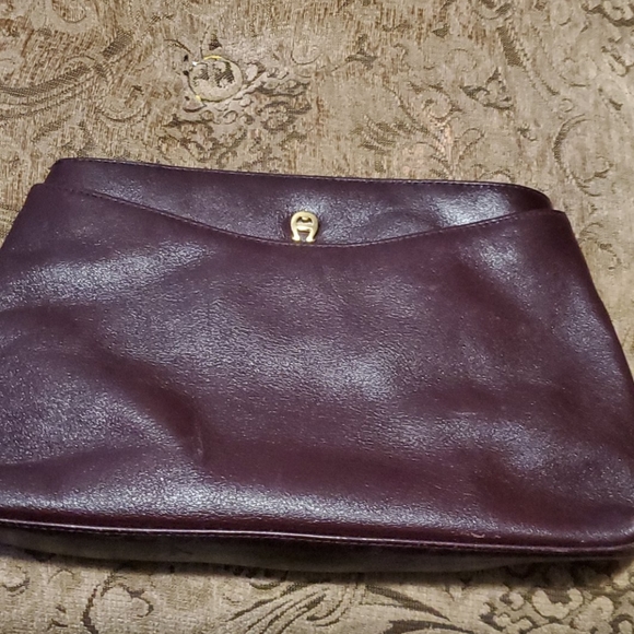 AIGNER Women Burgundy Bag /Aigner bag - Picture 2 of 6